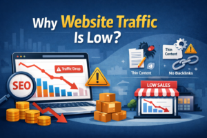 why website traffic is low